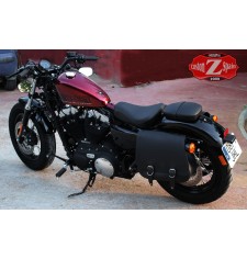 Alforja para Sportster Harley Davidson mod, SCIPION - Hueco Amortiguador - IZQUIERDA