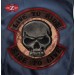 VINTAGE patch personnalisé, LIVE TO RIDE Skull Brun