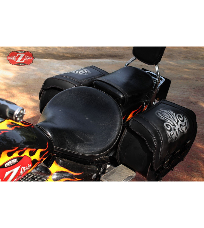 Juego de Alforjas Rigidas CAMPEADOR Tribal Lis Celtic Basicas 