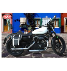 Alforja para Sportster Derecha hueco amortiguador. Específica. mod, CENTURION Basica negra