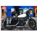 Alforja para Sportster Derecha hueco amortiguador. Específica. mod, CENTURION Basica negra