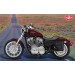 Left saddlebag for Sportster hollow cushion. Specific. mod, black CENTURION Basica