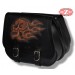 Saddlebags for Sportster. Hollow cushion. mod, SCIPION. Skull flames. SPECIFIC