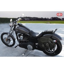 Alforjas para Dyna Harley Davidson mod, LEPANTO Básica - Hueco Amortiguador - 