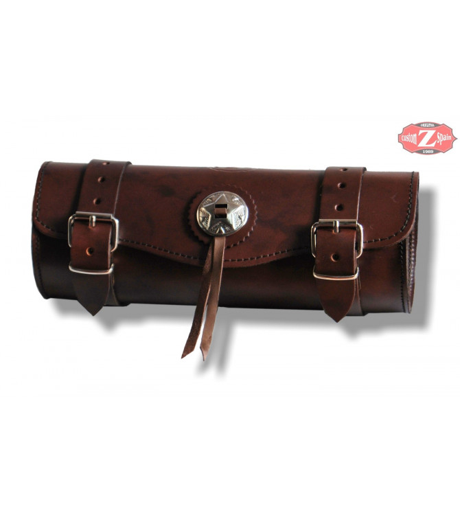 Custom Sac à outils de base 1 concho 29 cms x 11 Ø Couleur marron