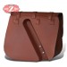 Right saddlebag - Sportster - hollow cushion - TRAJANO Basic - Color Brown - Specifies course.