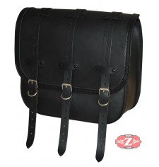 Left saddlebag - Sportster - hollow cushion - TRAJANO Basic - Specifies course.