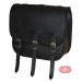 Left saddlebag - Sportster - hollow cushion - TRAJANO Basic - Specifies course.