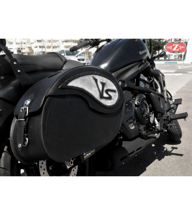 Sacoches rigides Kawasaki Vulcan S 650 spécifique mod, Vendetta VS Vintage