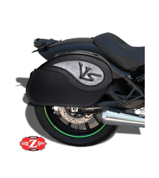 Sacoches rigides Kawasaki Vulcan S 650 spécifique mod, Vendetta VS Vintage