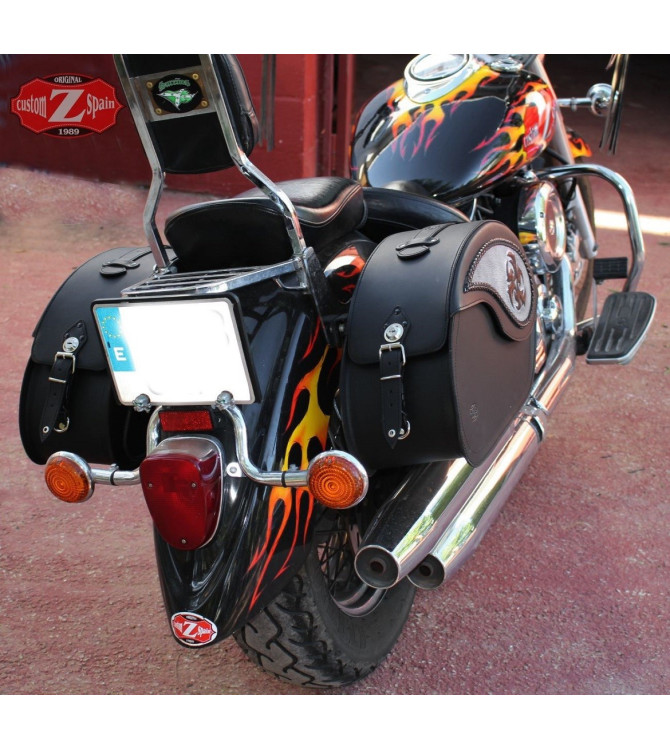 Alforjas Especificas Kawasaki Vulcan S mod,  AS de Picas Rigidas 