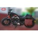 Sacoches pour motos custom mod, SCIPION base brun