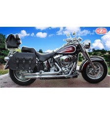 Alforjas - Softail Deluxe -  Harley Davidson - mod, CAMPEADOR Celtic con personalizada escudo HD