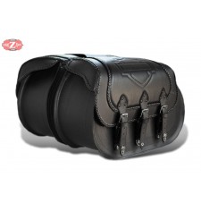 Saddlebags - Softail Deluxe - Harley Davidson - mod, personalized CAMPEADOR Celtic shield HD