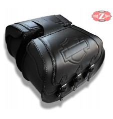 Saddlebags - Softail Deluxe - Harley Davidson - mod, personalized CAMPEADOR Celtic shield HD