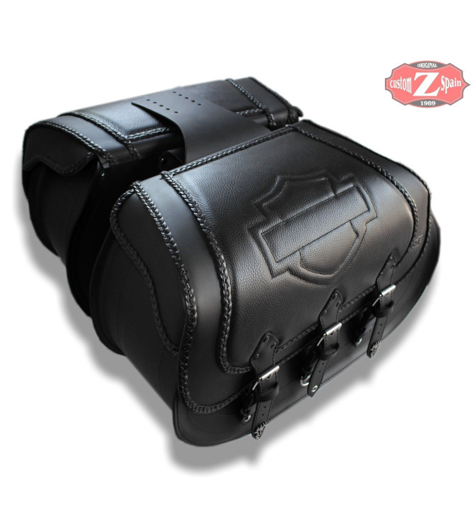 Sacoches - Softail Deluxe - Harley Davidson - mod, personnalisé CAMPEADOR Celtic bouclier HD