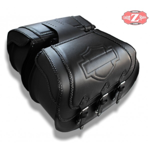 hard saddlebags for harley softail