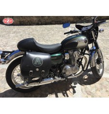 Sacoche de côté droit pour Kawasaki W800 mod, personnalisé SCIPION