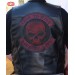 Patch VINTAGE - Skull (LIVE TO RIDE) Red - espalier - roker