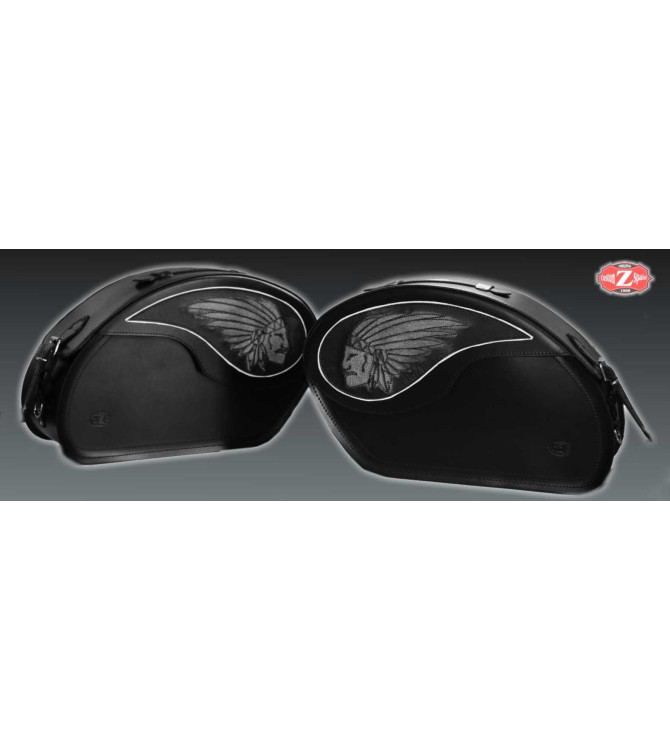 Sacoches pour mod Indian Scout  sixty (VENDETTA VS chef indien) spécifique