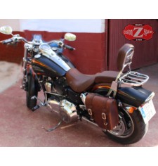 Left Saddlebag for Dyna mod, CENTURION Brown Leather - Specifies