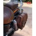 Left Saddlebag for Dyna mod, CENTURION Brown Leather - Specifies