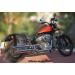 Alforja para Harley Davidson Softail Black Line mod, ITAKA