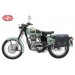 Royal Enfield Bullet Classic Saddlebag. Left Side mod, BANDO Basic.