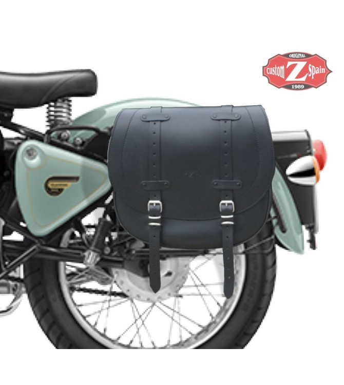 Royal Enfield Bullet Classic Saddlebag. Left Side mod, BANDO Basic.