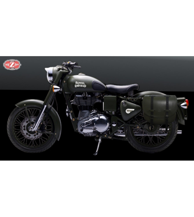 Linke Seite Satteltasche für Royal Enfield Bullet Classic. mod, BANDO PLATOOM Basis.