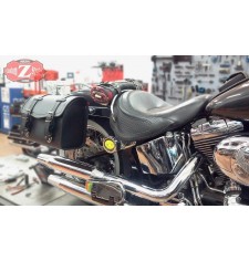 Alforja para Harley Davidson Softail Black Line mod, ITAKA