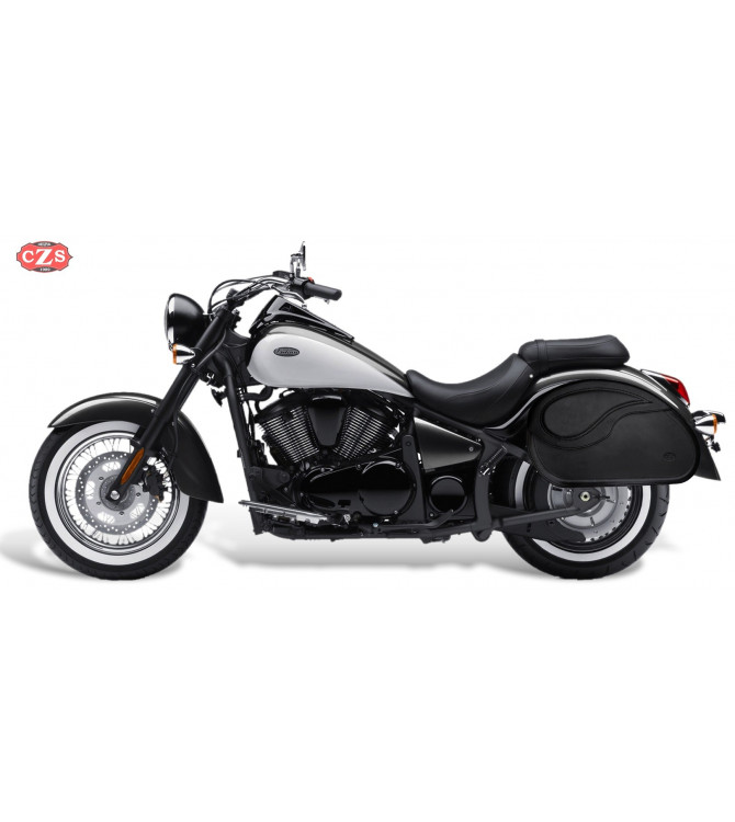 Juego de Alforjas Rigidas para Kawasaki Vulcan 900 NAPOLEON Básicas Especificas  