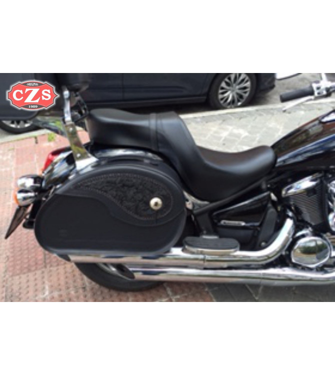 Juego de Alforjas Rigidas para Kawasaki Vulcan 900 NAPOLEON Básicas Especificas  