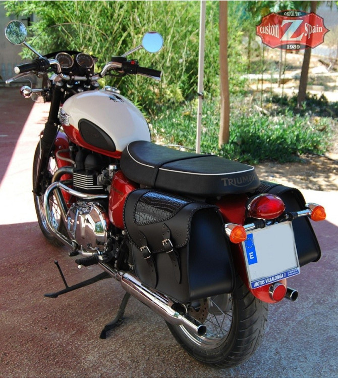 Alforjas para Triumph Bonneville T100 - T120 Especificas mod, FARAON Coco  