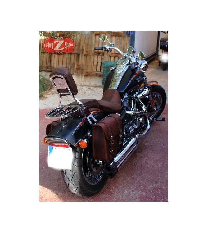 Alforja Lateral CENTURION Derecha Marron Cuero