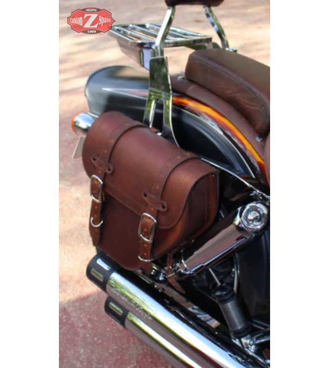 Alforja Lateral CENTURION Derecha Marron Cuero