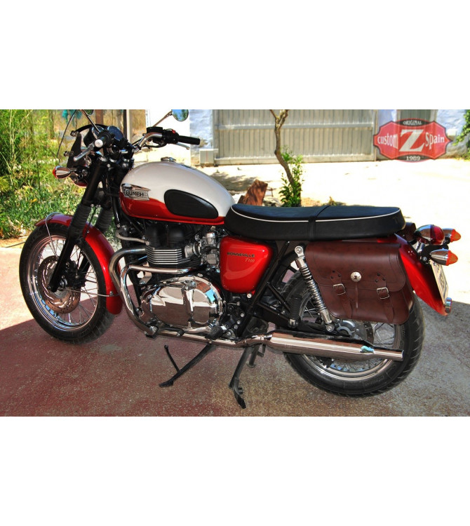 Alforjas para Triumph Bonneville. mod, APACHE Básicas, especificas