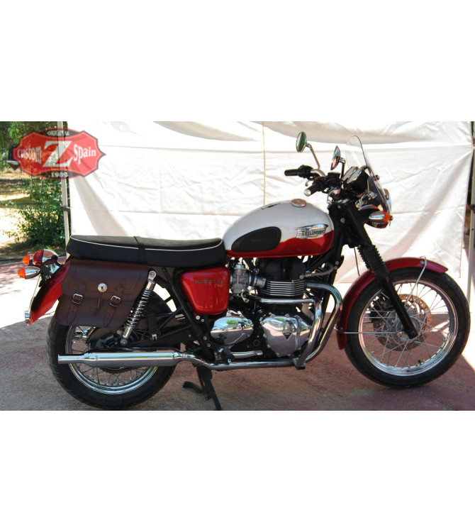 Sacoches Triumph Bonneville. mod, spécifique APACHE base