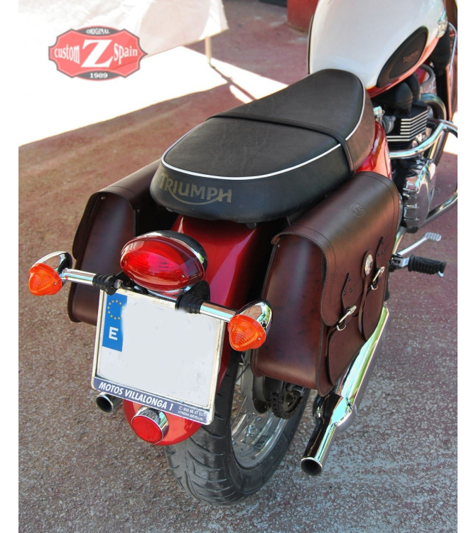 Alforjas para Triumph Bonneville. mod, APACHE Básicas, especificas