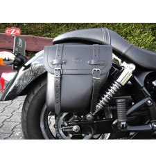 la sacoche - Triumph Speedmaster 900 - mod, CENTURION spécifique avec le bouton droit - Noir