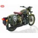 Alforja para Royal Enfield Battle Green - mod, SPARTA Army Star - Derecha - Específica 