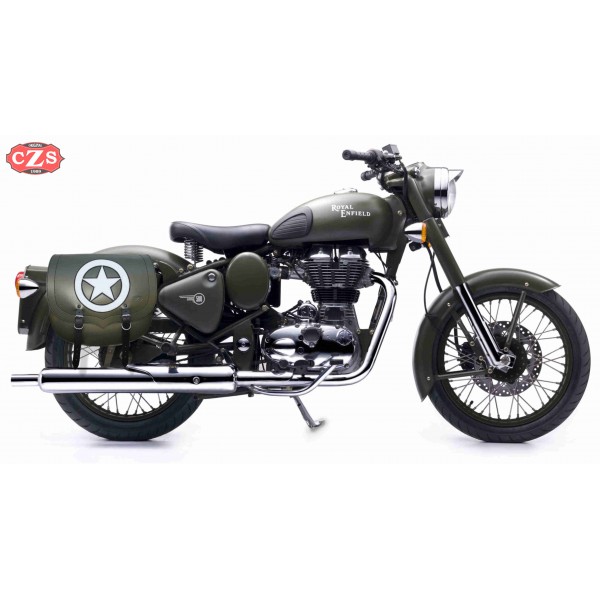 Alforja Royal Enfield Battle Green SPARTA Específica Verde ...