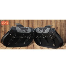 Alforjas para Sportsters Harley Davidson mod, IBER Tribal Redondo Clasicas