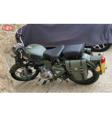 royal enfield side bag with lock