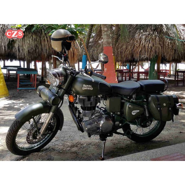Saddlebag Royal Enfield Battle Green 350500cc Centurion Platoon