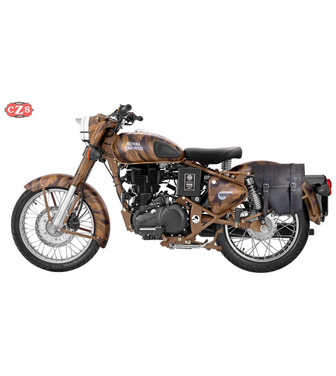 Alforja Royal Enfield Desert Storm 350/500cc - mod, CENTURIÓN Old Rat  - Izquierda - Específica 