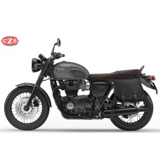 Alforja Triumph Bonneville T120 mod, SCIPION Básica - Izquierda - Específica - Negro 