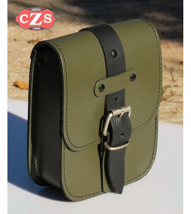 Kleine Satteltasche für die Dokumentation. mod. RON - Platoon Militär-grün