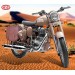 Alforja - Royal Enfield Desert Storm  - mod, BANDO Royal Derecha - Específica - Marrón Cuero.