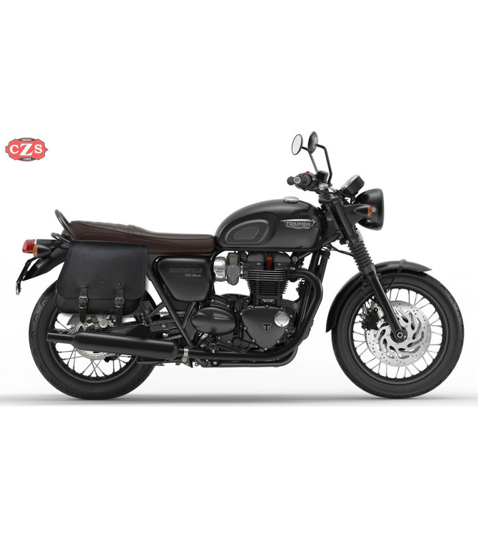 Triumph Bonneville T100 -  T120 Satteltasche mod, SCIPION Basic - Recht - Schwarz